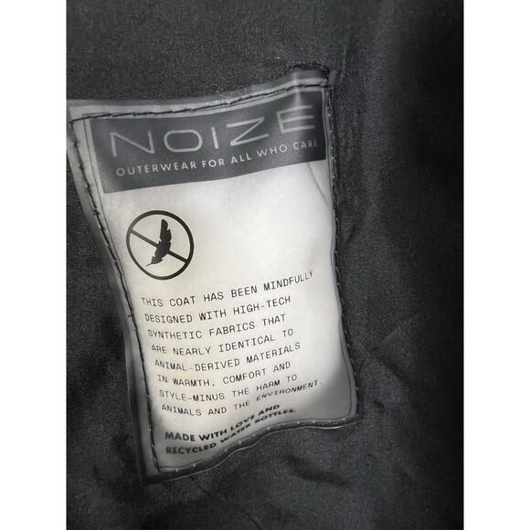 Noize Astrid Mid Length Parka Vegan Cruelty-Free Size Small Seaport Green - Picture 8 of 16